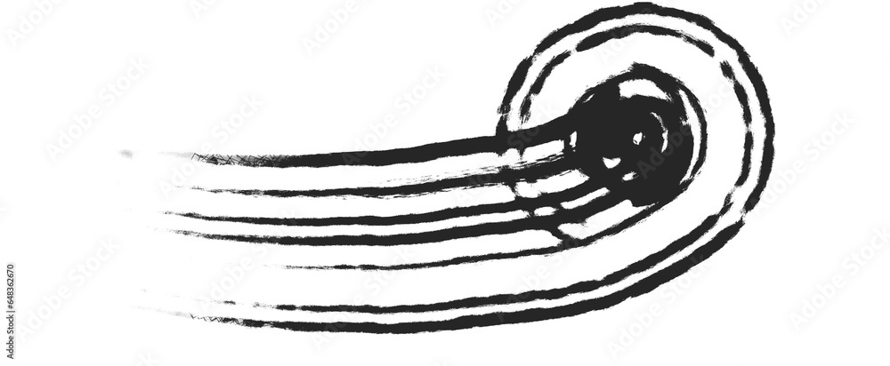 wavy horizontal lines. Marker hand-drawn line border set and scribble design elements.