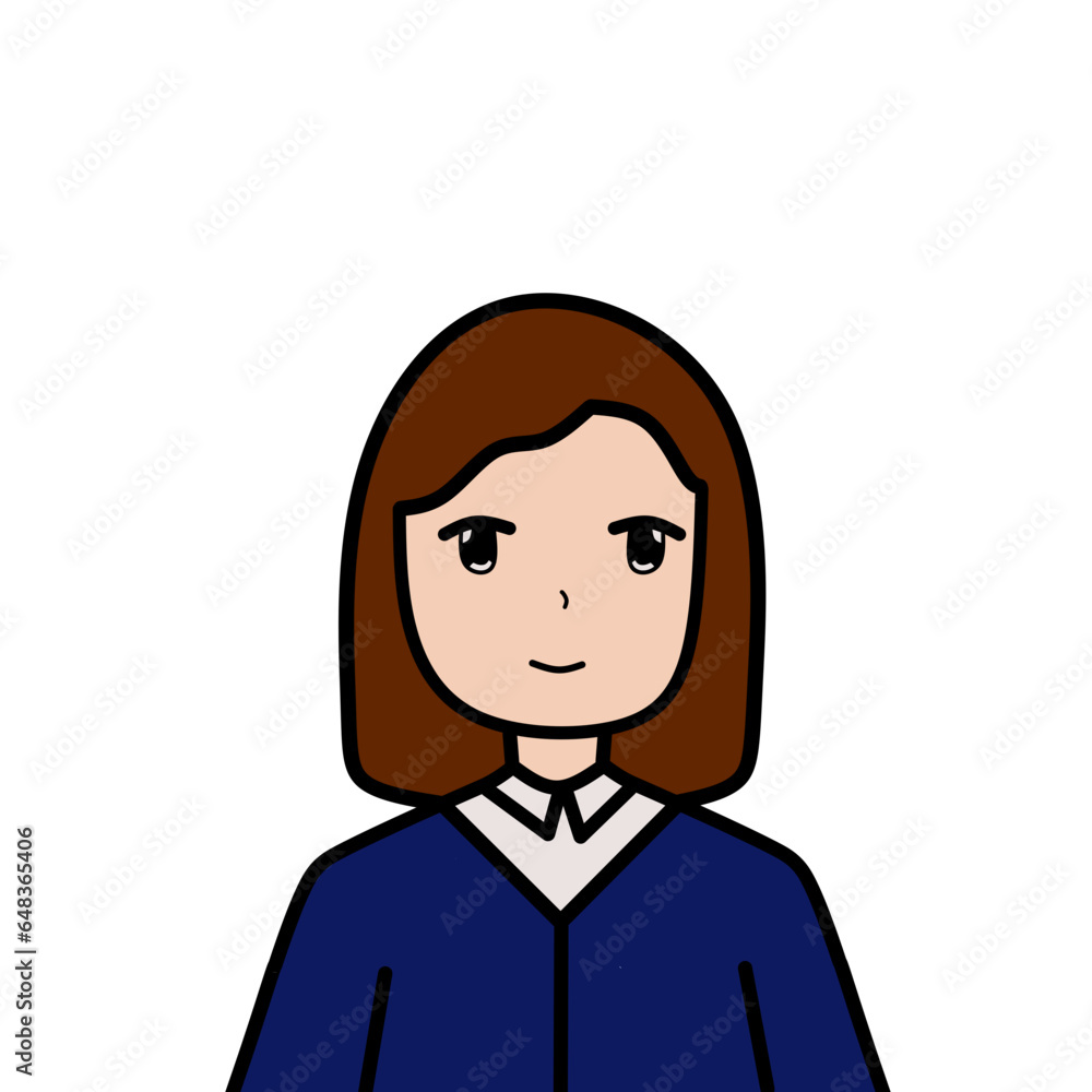 Women Avatar Profile. Female Avatar Illustration. Women Avatar Profile. Female Avatar Illustration.