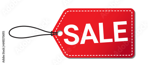 sale red tag banner vector design EPS10 design for business shopping online website 