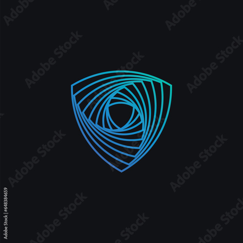 cyber logo design. design vector