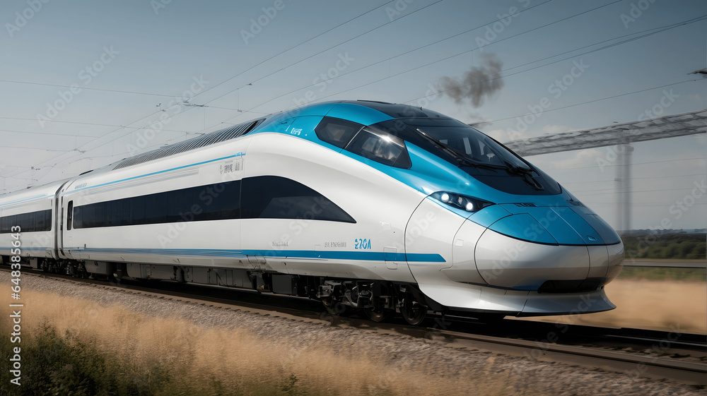 Fototapeta premium bullet train
