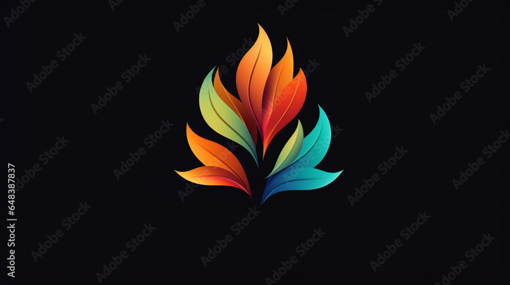 set of colorful feathers with background set of colorful feathers with background