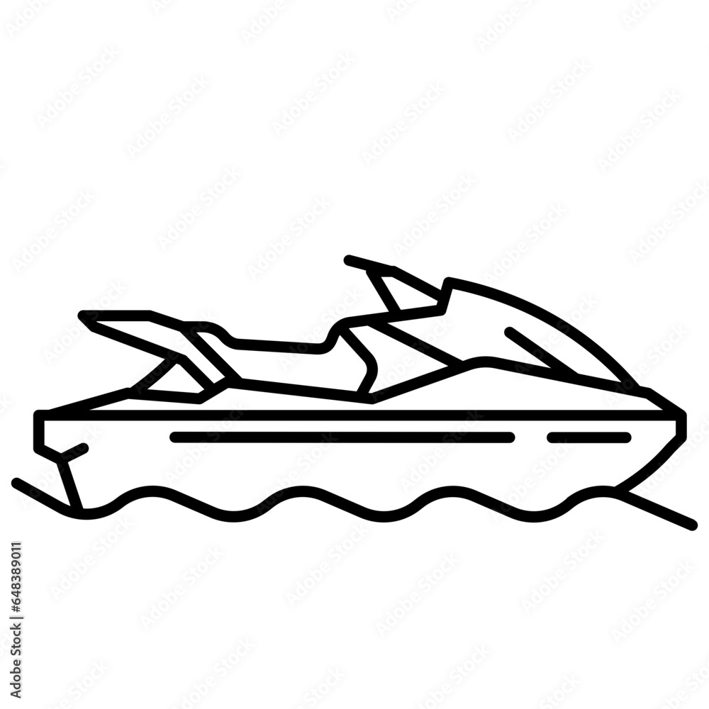 jetski single outline icon. Transportation illustration for templates, web design and infographics
jetski single outline icon. Transportation illustration for templates, web design and infographics