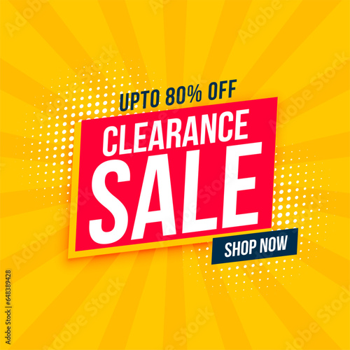 eye catching flash sale clearance background shop now to get best price