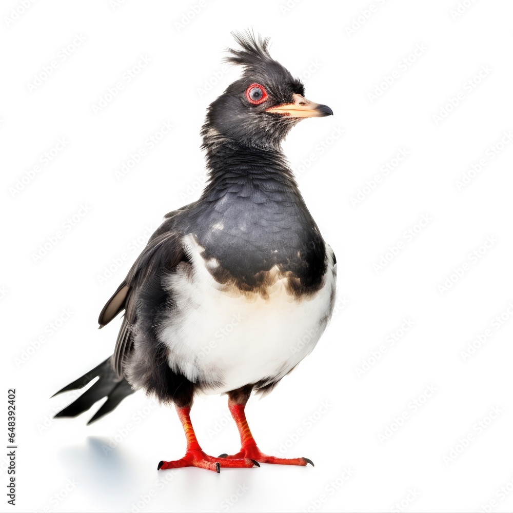 Fototapeta premium Least auklet bird isolated on white background.