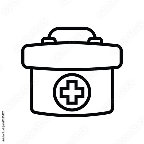 First aid kit vector icon