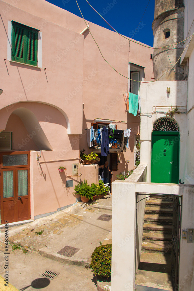 Fototapeta premium landscape of Marina Corricella at Procida
