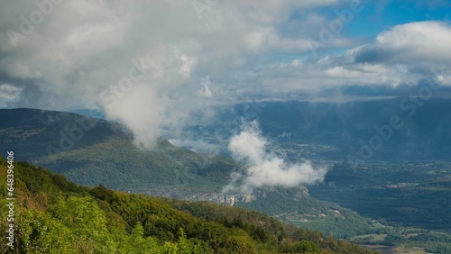 in den Wolken des Dent du Chat in den französischen Alpen photo