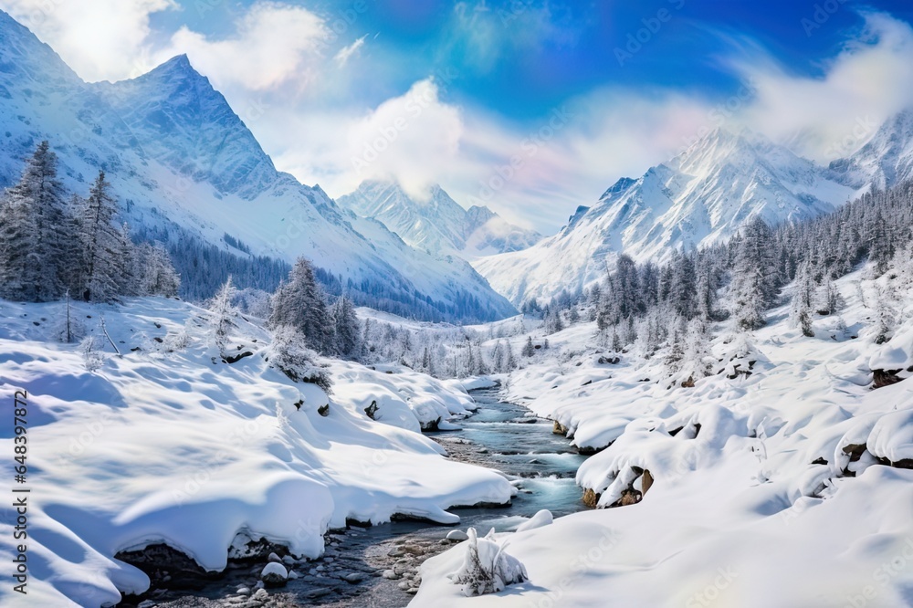 Detailed Exploration of Alpine Wonderland Frosty Wilderness Beauty Up Close