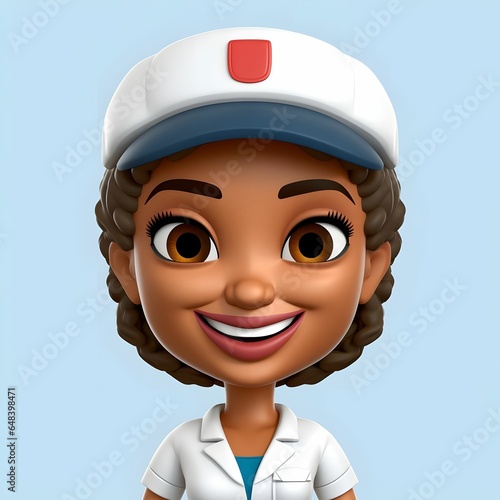 emoji of a nurse  Generative AI