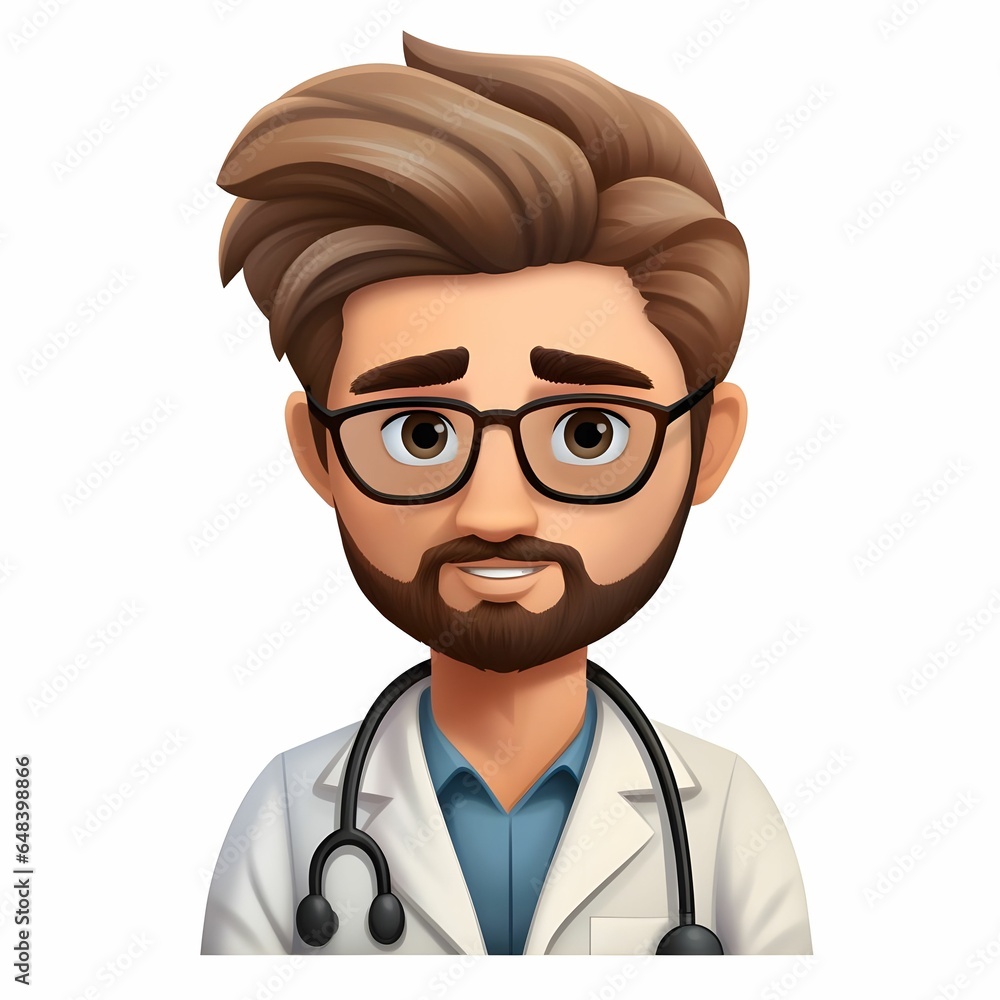 emoji of a veterinarian Generative AI emoji of a veterinarian Generative AI