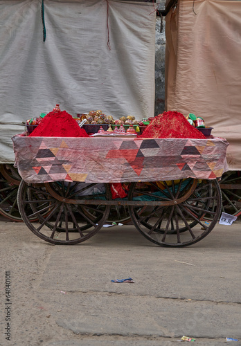 A hindu religious stall