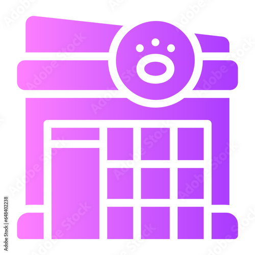 pet shop Gradient icon