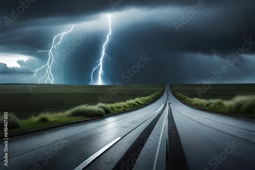 lightning in the storm