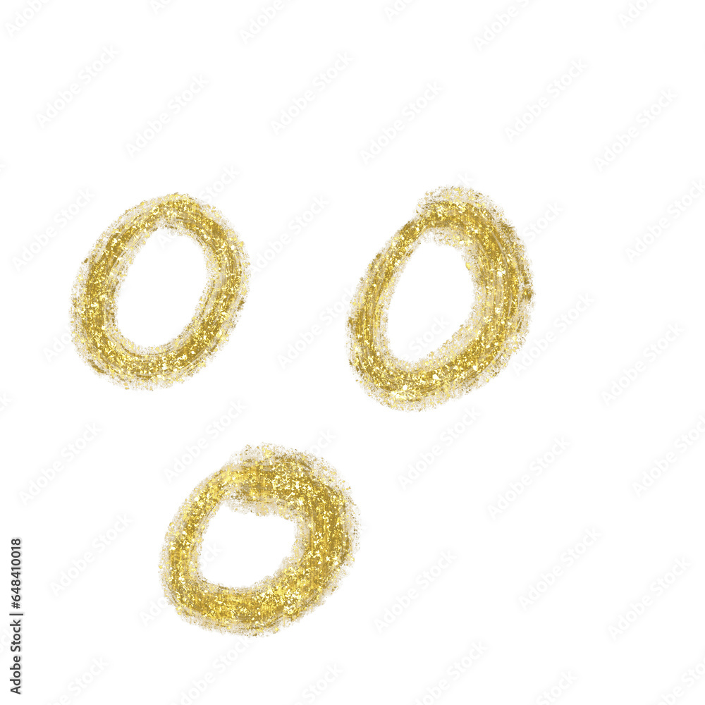 Gold glitter hand drawn scribble line Gold glitter hand drawn scribble line