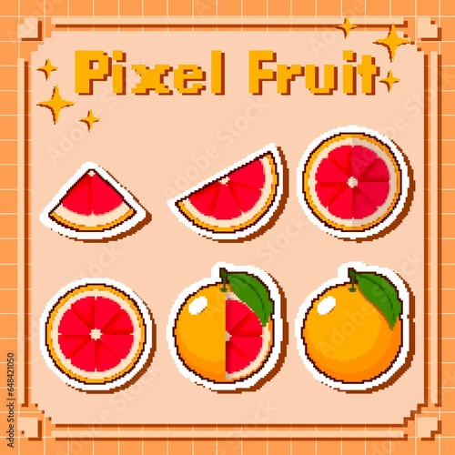 Grapefruit pixel