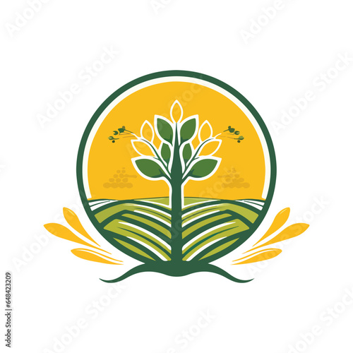 Photos Agriculture green nature agri logo vector