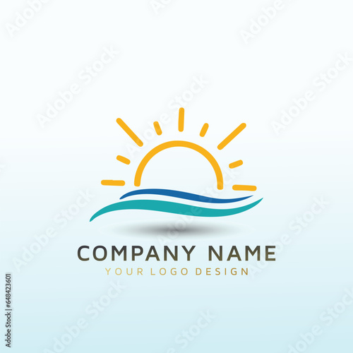 Beach Rental Property Logo design