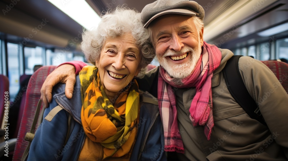 An enchanting voyage: elderly adventurers exploring exotic destinations, immersing in local culture. Generative ai. An enchanting voyage: elderly adventurers exploring exotic destinations, immersing in local culture. Generative ai.