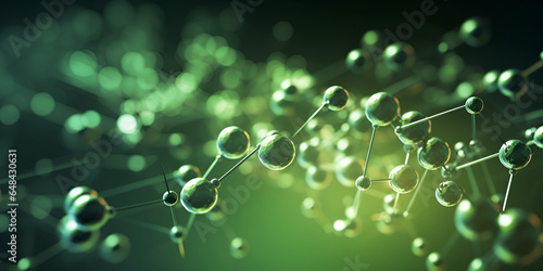  Green Glass Molecule Models Exploring the Beauty of Green Glass Molecule Models Green Glass Molecule Models Scientific Marvels in Artistic Form AI Generative 
