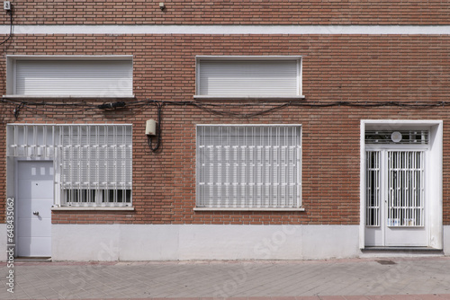 Facade of a residential building