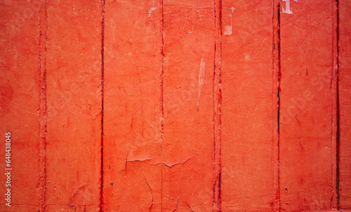 Textured orange wood background, scratched wall structure, template for scrapbook, vintage style 