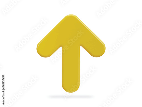 3d up arrow icon