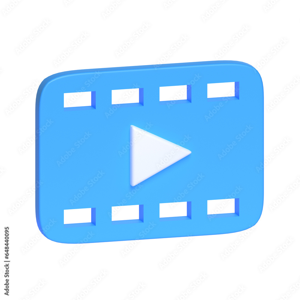 video clip 3D Illustration Icon Pack Element video clip 3D Illustration Icon Pack Element