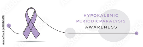 Hypokalemic Periodic Paralysis awareness, banner design.