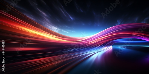 Purple background with speed waves