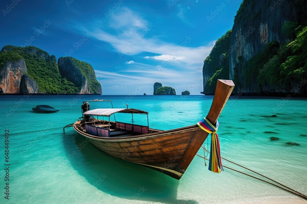 Fototapeta premium Chao Phraya River. Phi Phi Islands