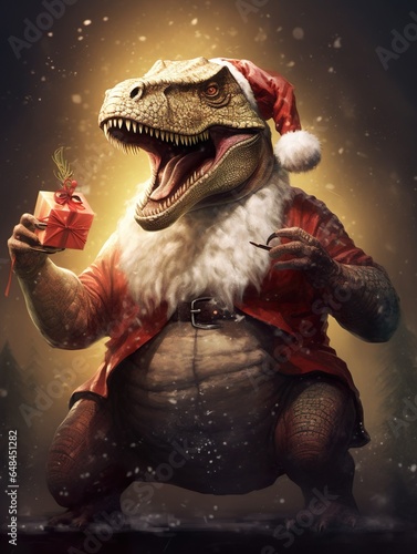 Weihnachtsdinosaurier