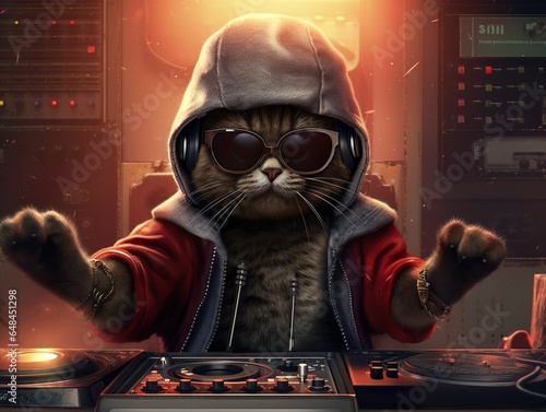 Hip Hop Rapper Katze