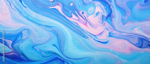 Abstract water ocean wave background. Blue liquid water wave horizontal banner  4k wallpaper