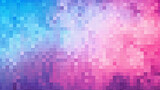 Pixelated background with pink and blue shades
