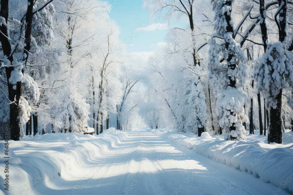 Obraz premium Winter landscape