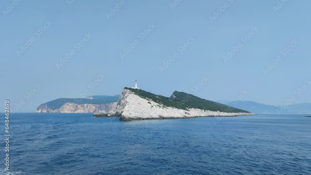 Amazing Panoramic view of coastline of Lefkada, Ionian Islands, Greece Amazing Panoramic view of coastline of Lefkada, Ionian Islands, Greece