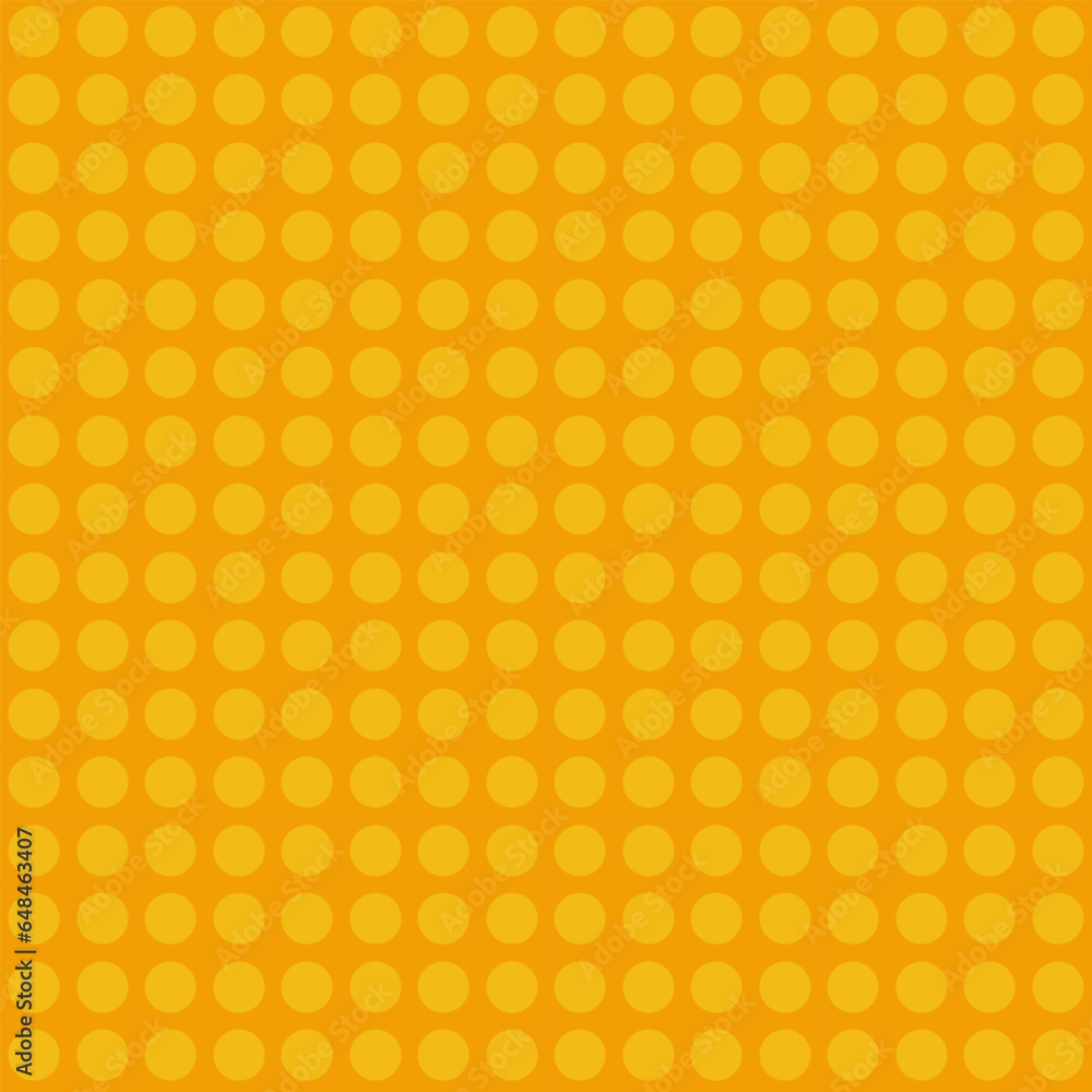 Seamless pattern vector background of a plastic building block close-up. Yellow flat background from the children's designer. A simple texture of two shades. Printing on textiles and paper Seamless pattern vector background of a plastic building block close-up. Yellow flat background from the children's designer. A simple texture of two shades. Printing on textiles and paper