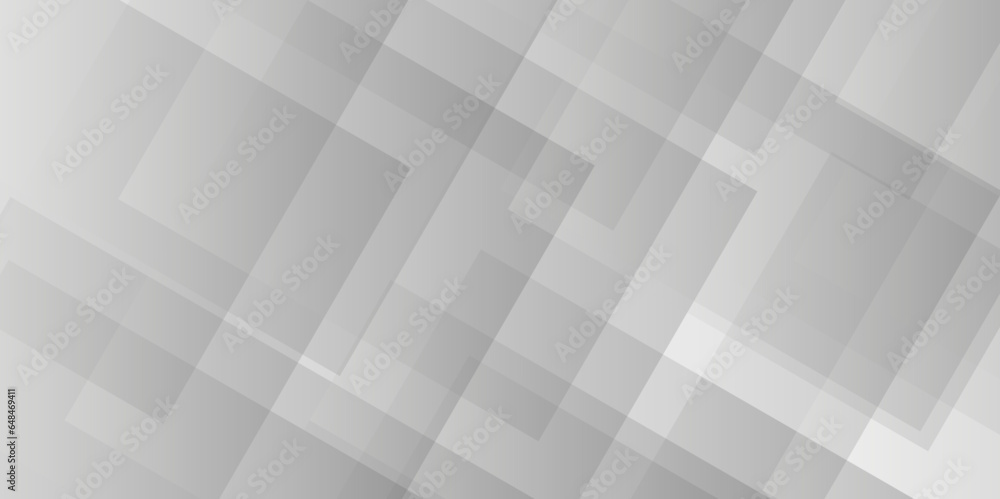 Abstract gray background with square and triangle shapes layered in modern abstract white transparent pattern design. White color technology concept seamless geometric line vector background. Abstract gray background with square and triangle shapes layered in modern abstract white transparent pattern design. White color technology concept seamless geometric line vector background.