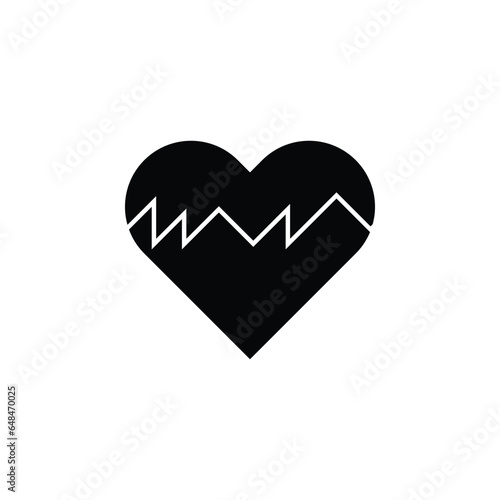 heart icon on white background