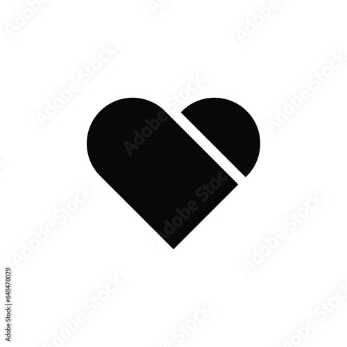 heart icon on white background