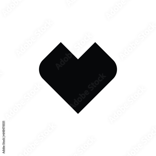 heart icon on white background