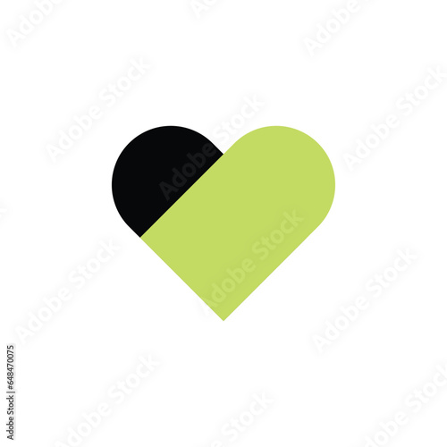 heart icon on white background
