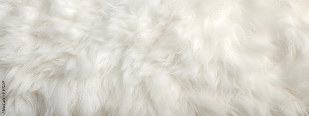 Polar bear fur texture background. - obrazy, fototapety, plakaty 