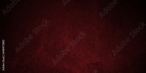 Red stone concrete grunge wall texture and backdrop background anthracite panorama. Panorama dark black and red stone marble slate backdrop vanttege background or texture. 