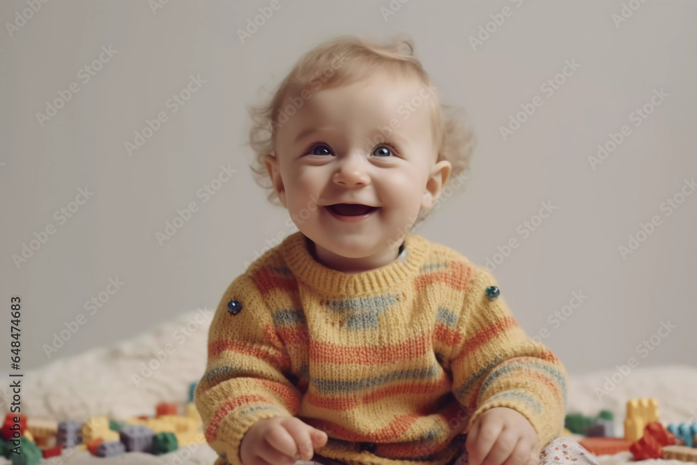 baby playing with toys, baby on blanket , baby smile baby playing with toys, baby on blanket , baby smile