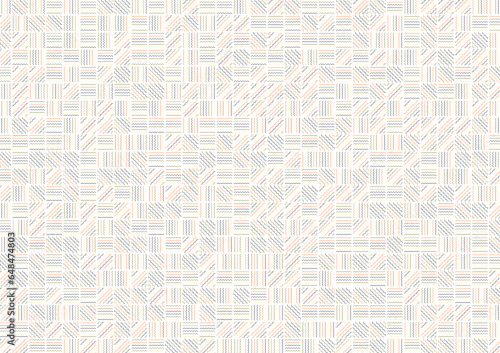 Soft line fabric pattern minimal serrated decoration wallpaper background