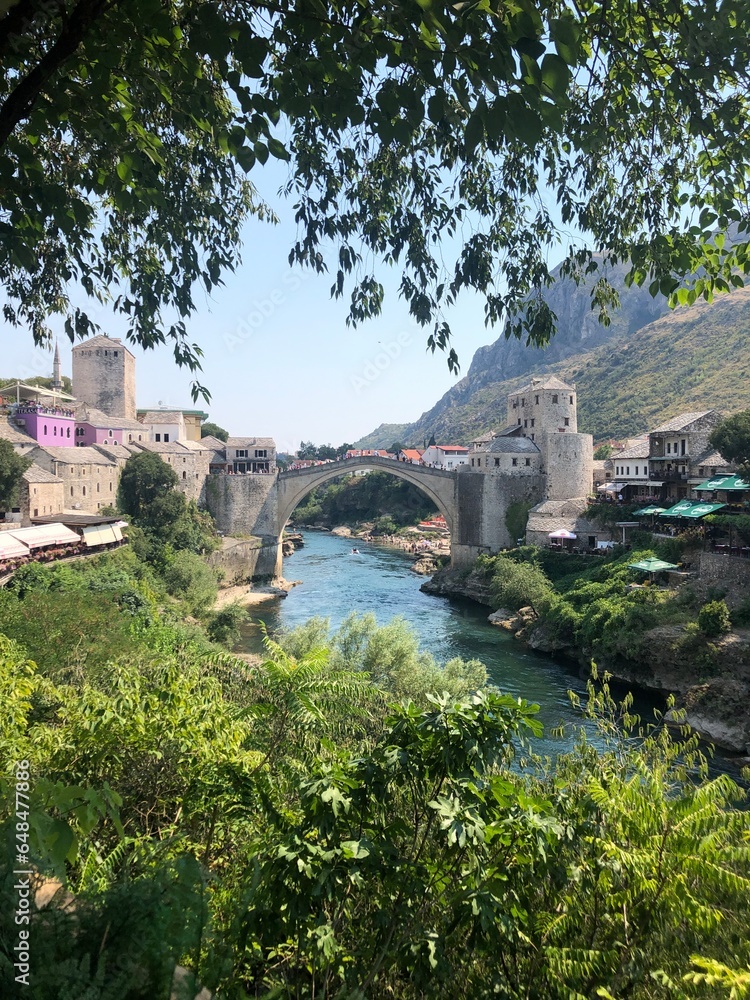 Bośnia i Chercegowinia . Starozytny  most 