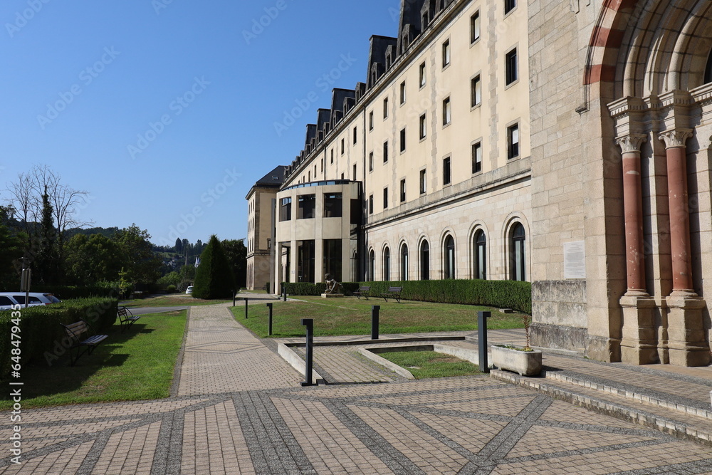 Le siège du département de la Corrèze et conseil départemental, vu de l'extérieur, ville de Tulle, département de la Corrèze, France
