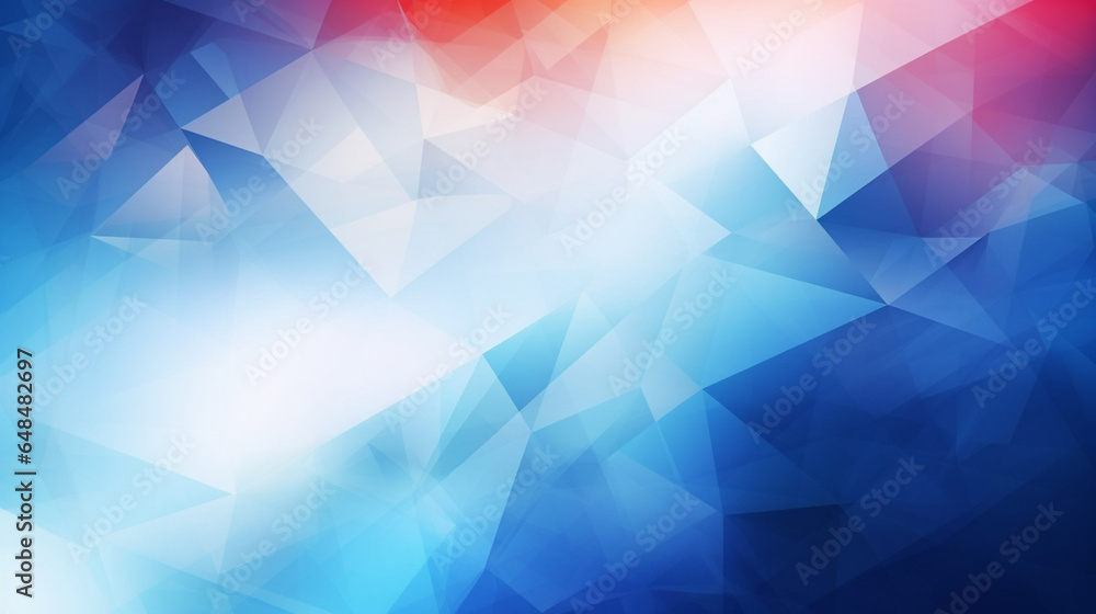 Modern banner with an abstract low poly design Modern banner with an abstract low poly design